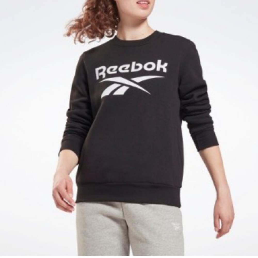 NWT Reebok Identity Logo Fleece Crew Sweatshirt